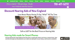 Desktop Screenshot of discounthearingaidsofnewengland.com